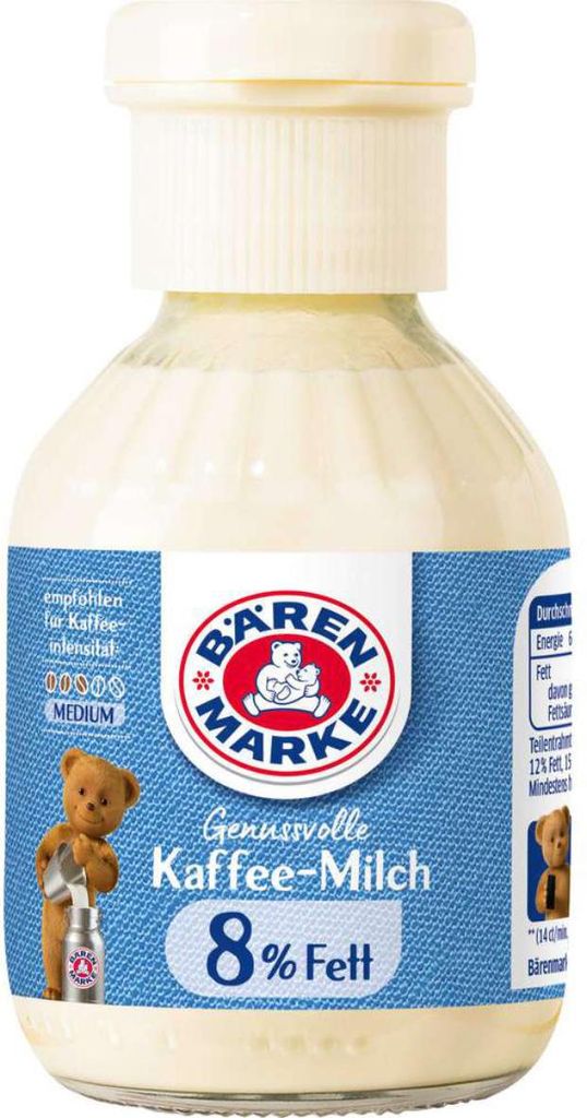 Bären Marke Kaffeetraum Kondensmilch Kaffeemilch 160ml 24er Pack