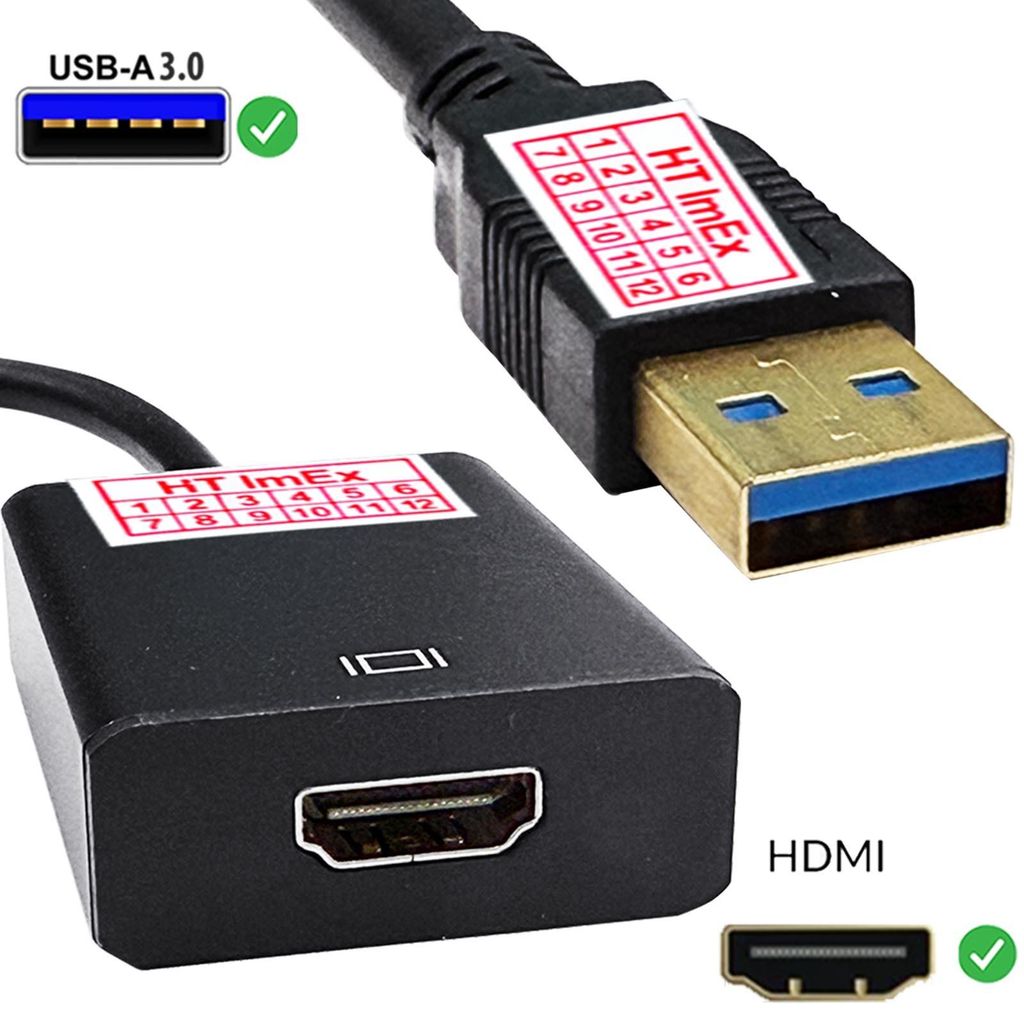 3.0 Stick USB to HDMI For Laptop PC HDTV HD 1080P Video Adapter cable Converter