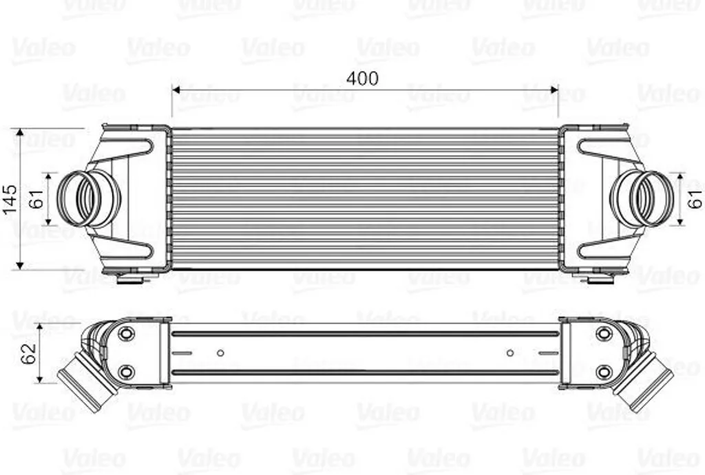 Valeo 818550 Intercooler OE 1371241 pour Ford Transit et Tourneo Diesel