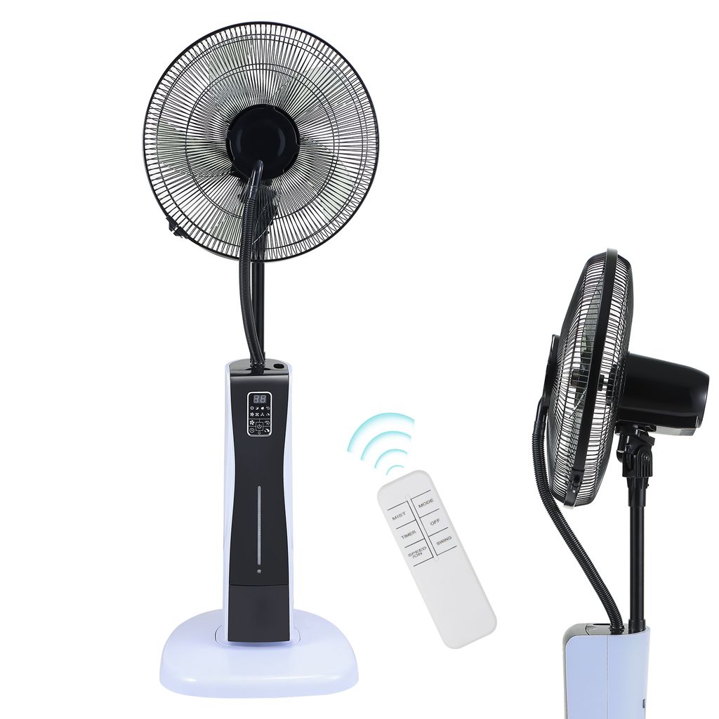 Peviasot Ventilator 75W Standventilator 7.5h Timer 3 Geschwindigkeitsstufen Bodenventilator Windmaschine mit Fernbedienung