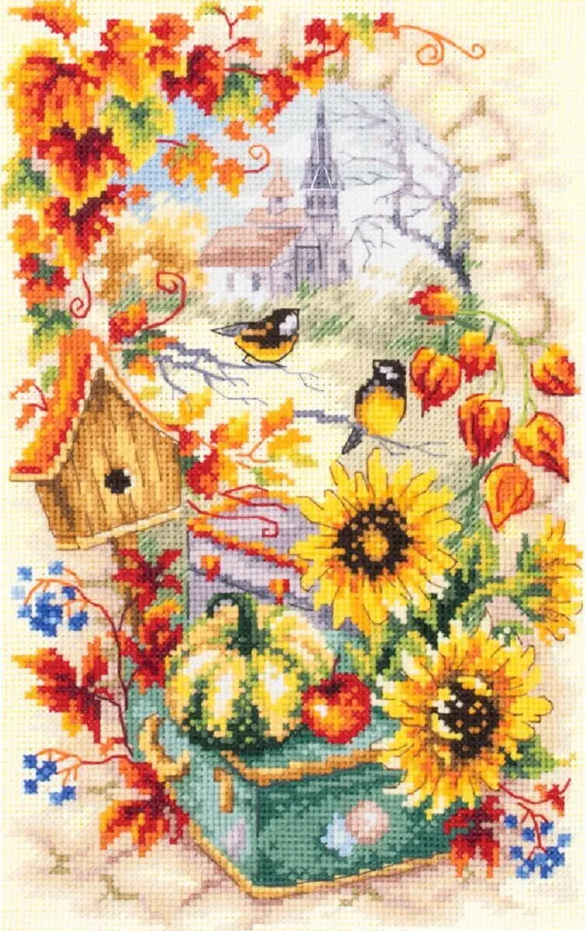 Kit punto croce - Coniglietto magico in autunno AVA Stitch P075 - Italia