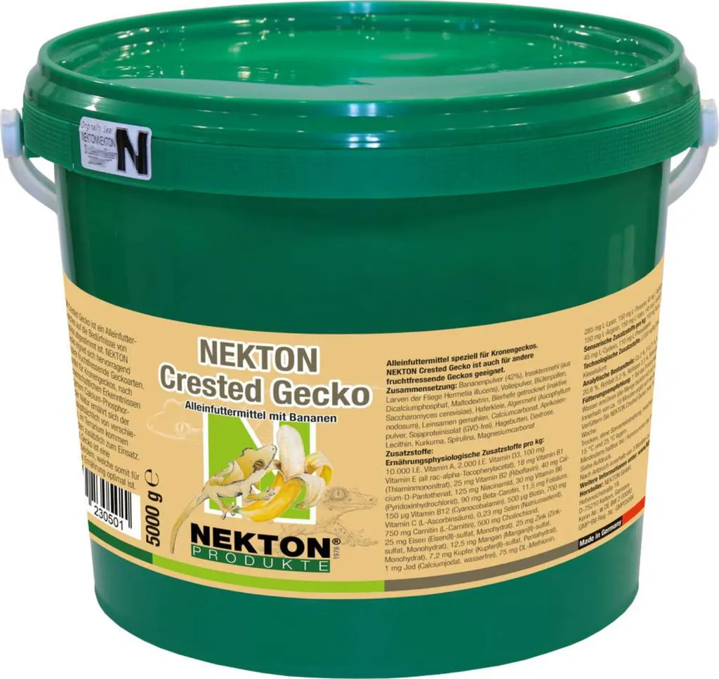 Nourriture gecko à crête banane 5kg : substitut complet riche en fruits