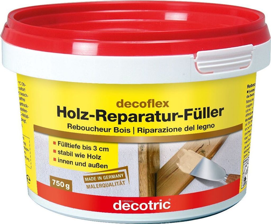 Decotric Decoflex Holz-Reparaturfüller 750 g Produktbild 