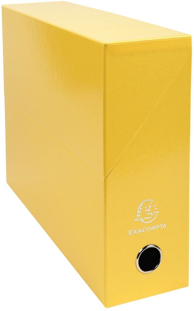EXACOMPTA Archivbox Iderama Karton 90 mm gelb