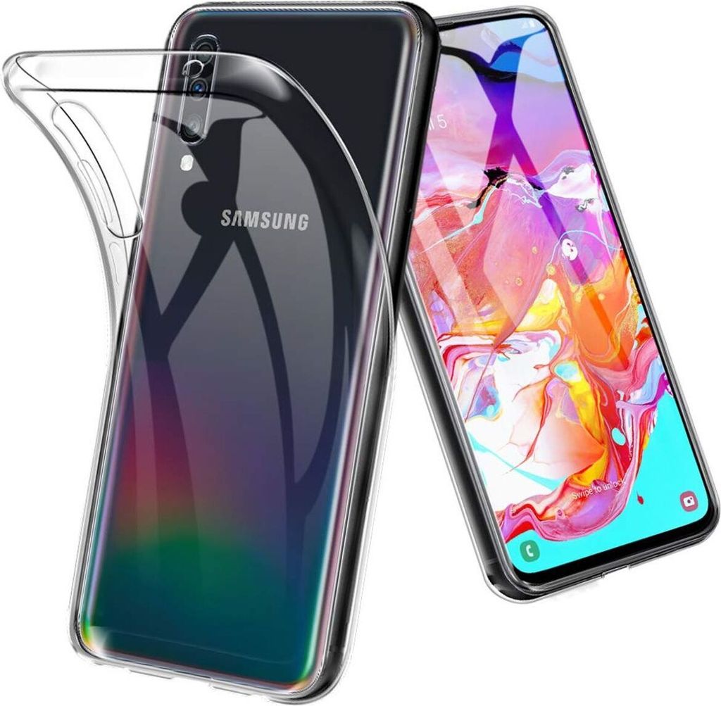 Samsung Galaxy A70 Handyhülle Case Hülle Silikon Produktbild 