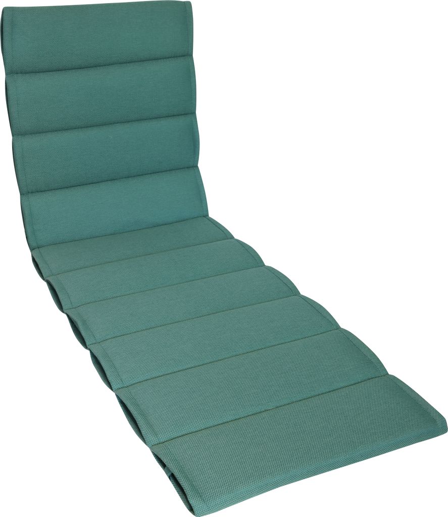 Herlag Liegenauflage Linnea Polsterauflage für Gartenliege 200x60x4cm Petrol
