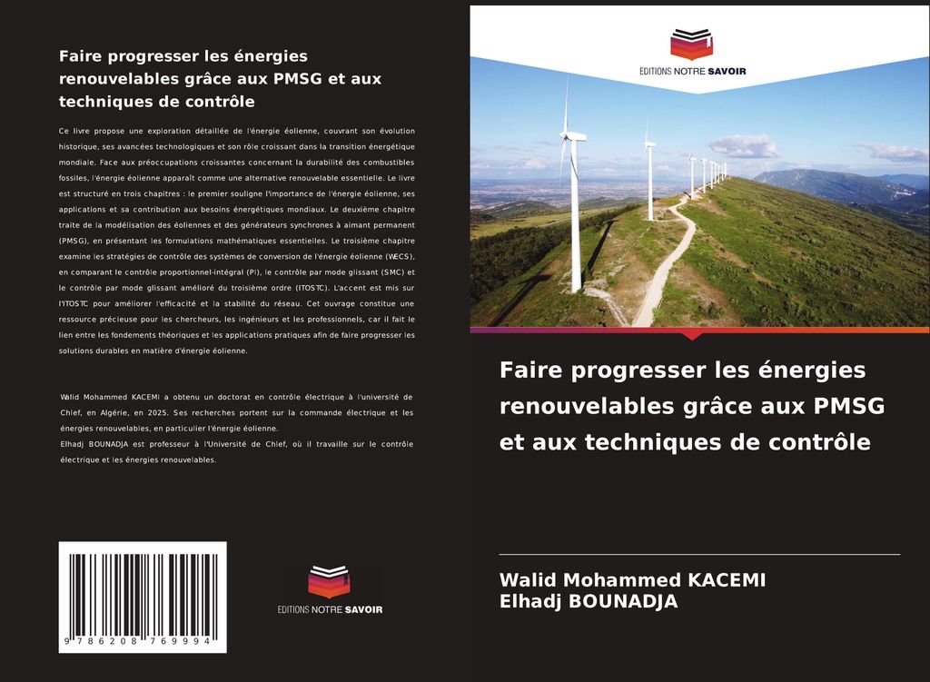 Faire progresser les énergies renouvelables grâce aux PMSG et aux techniques de contrôle