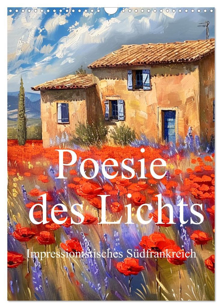 Poesie des Lichts - impressionistisches Südfrankreich (Wandkalender 2027 DIN A3 hoch), CALVENDO Monatskalender