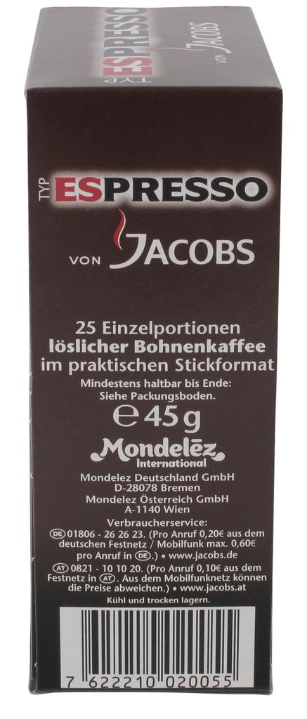 Jacobs Typ Espresso Sticks | löslicher Kaffee | 25 Produktbild 10