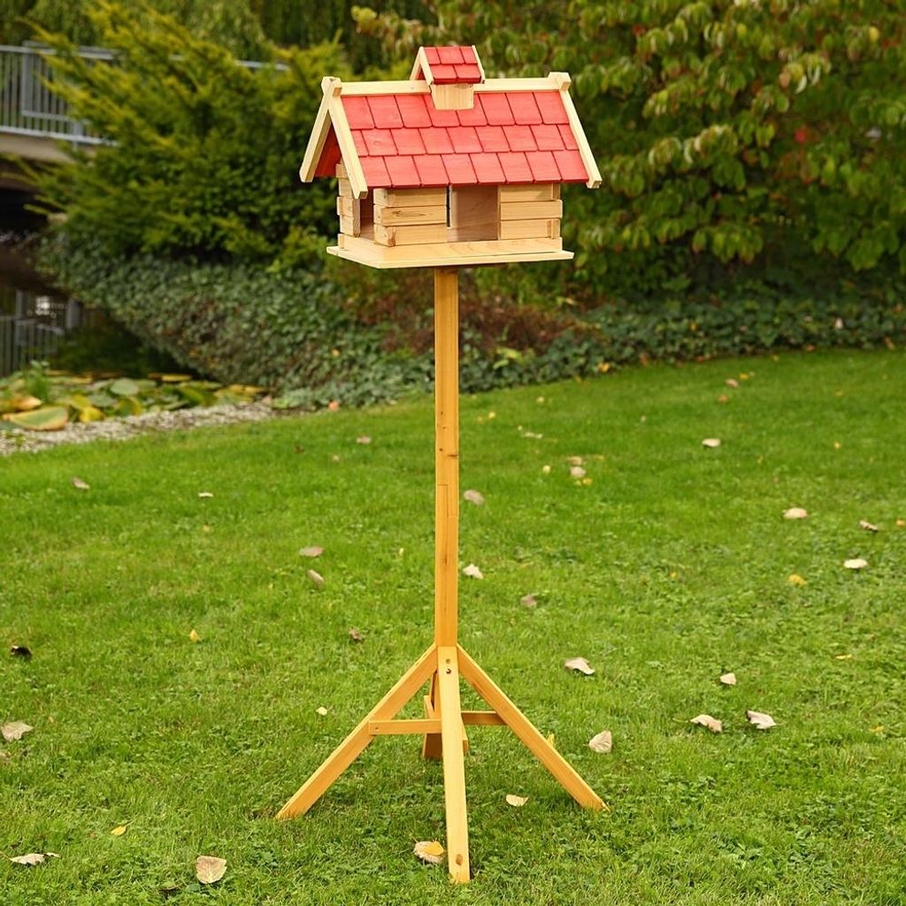 Mucola Vogelhaus Vogelfutterhaus Holz Vogelvilla Produktbild 2