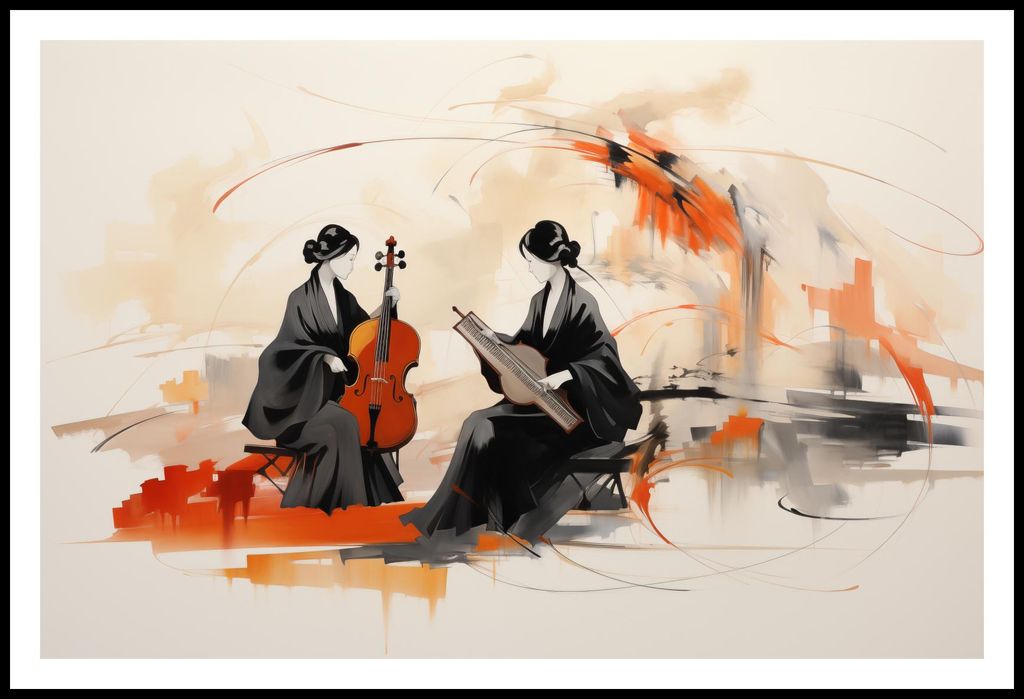 Plakat 91,5x60cm Harmonie der Stille