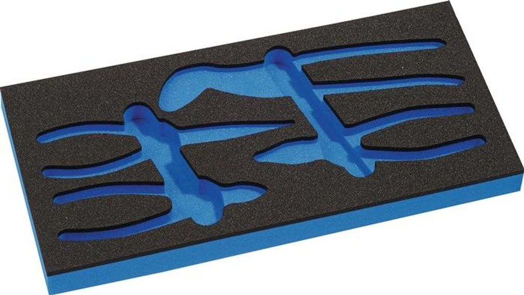 Werkzeugmodul Leereinlage 1/3-Modul 4000871292, 4-teilig