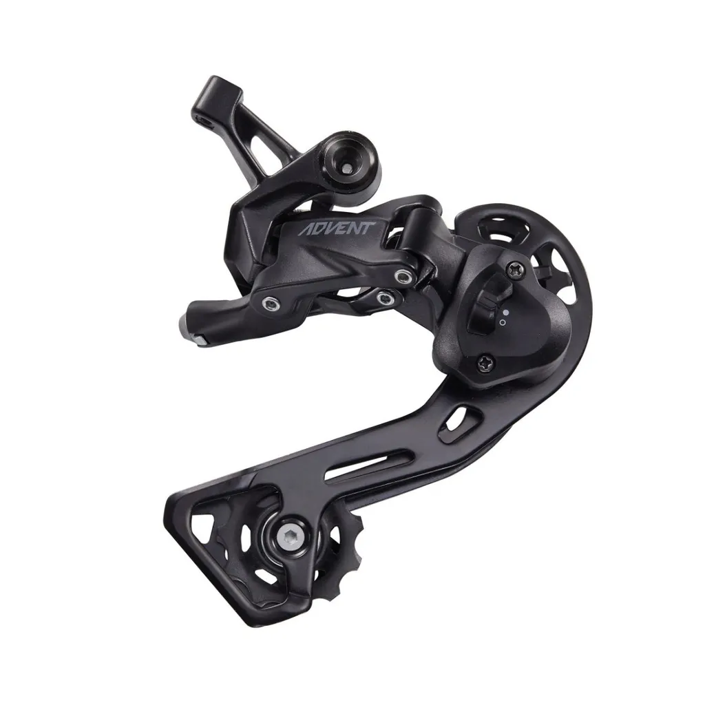 Dérailleur Advent Noir 1x9v Chape Moyenne avec Tension de Chaîne Stable