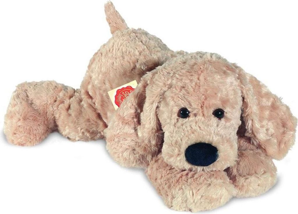 Teddy Hermann Schlenkerhund beige flauschiges Kuscheltier Produktbild