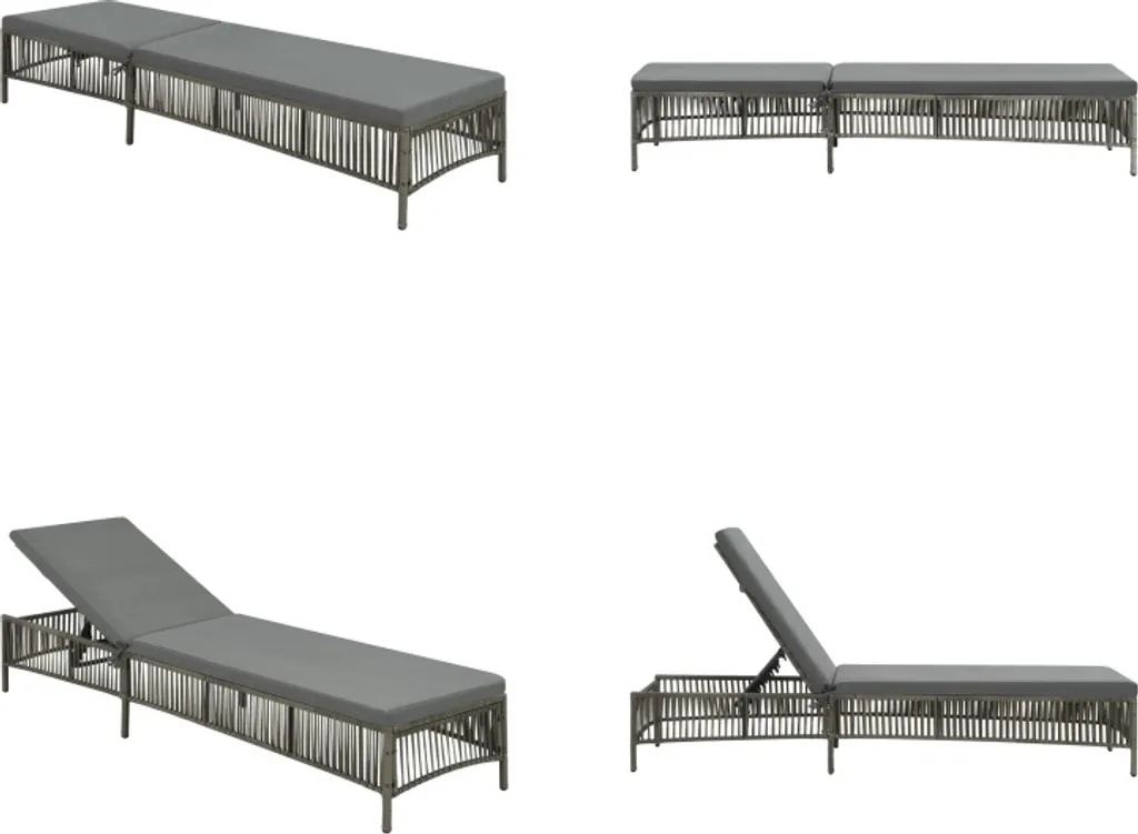 Lettino Prendisole vidaXL Rattan | Vivi l'Estate Italiana nel Comfort