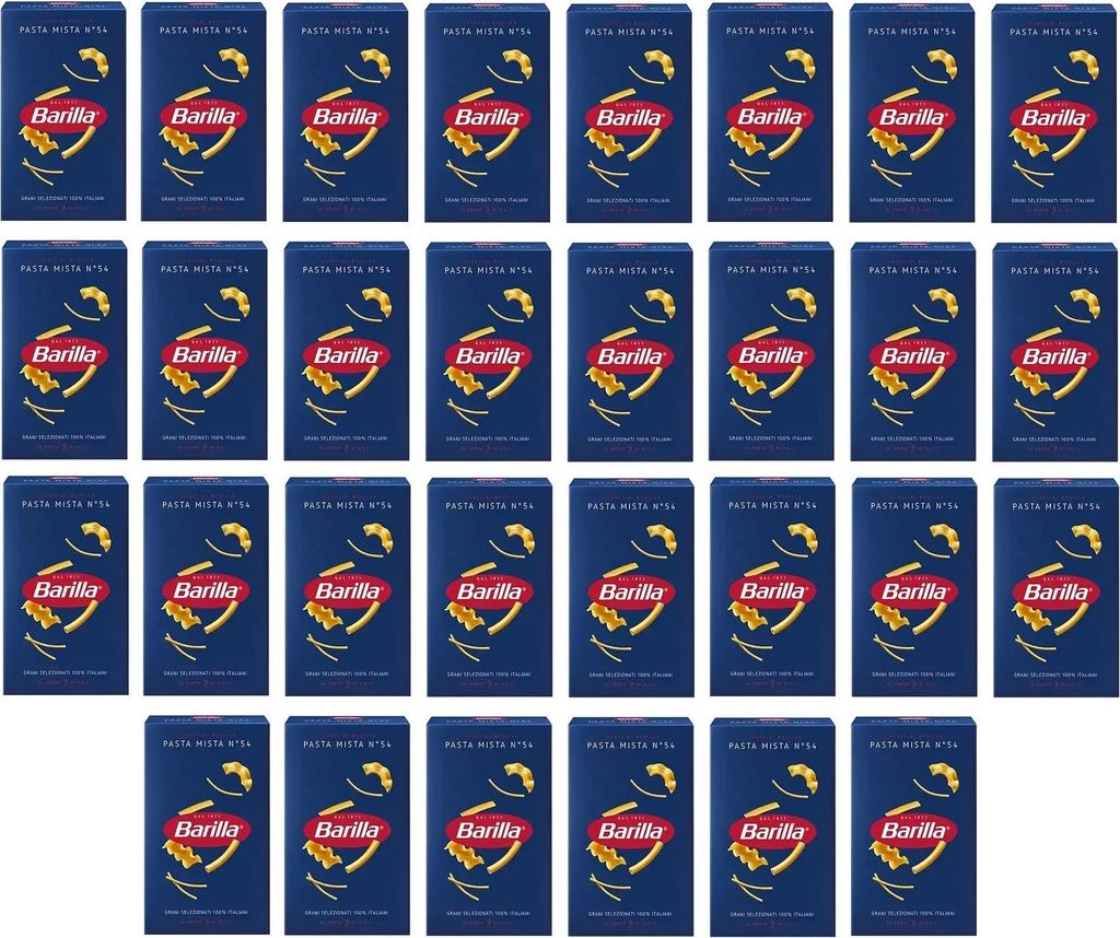 30x Pasta Barilla Pasta mista Nr. 54 italienisch Nudeln 500 g pack