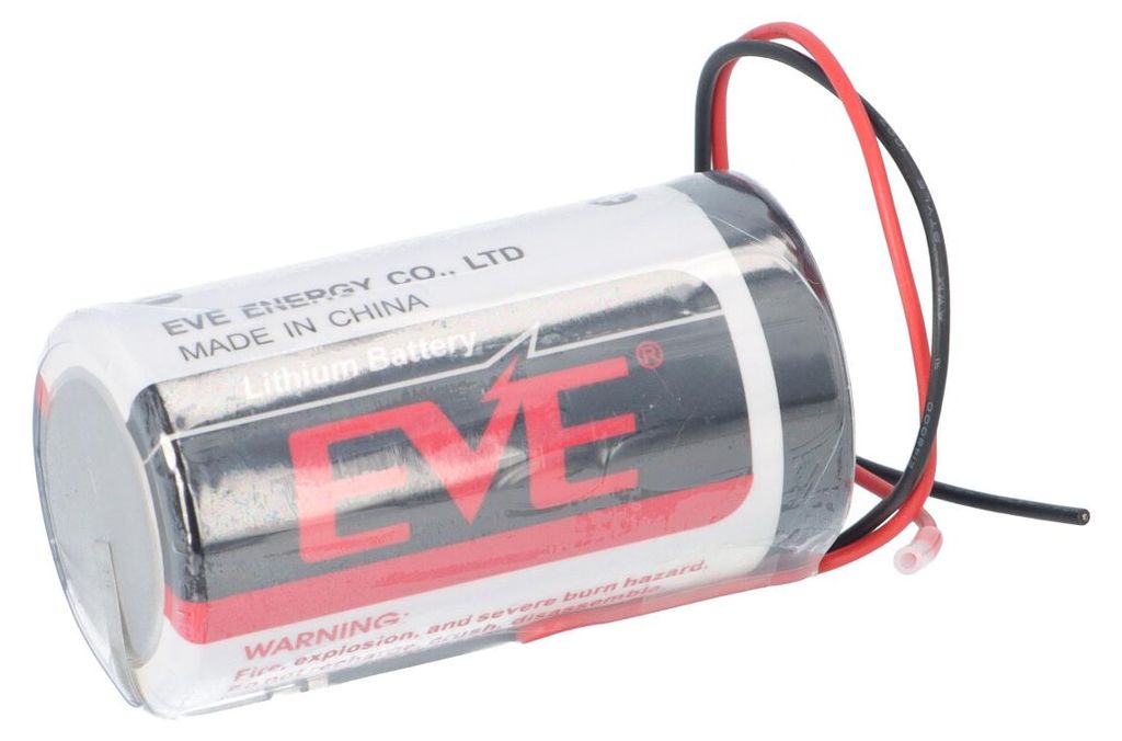 EVE ER34615/FL D‑Zelle 3,6 V Li‑SOCl2, 19.000 mAh, −60…+85 Produktbild 