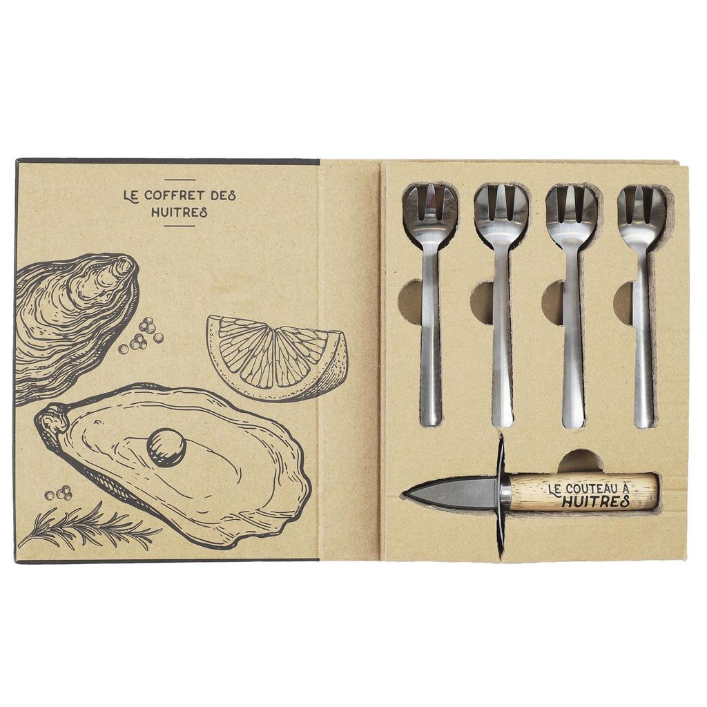 Austernset mit Messer und Gabeln – Komplettes Set zum Produktbild 