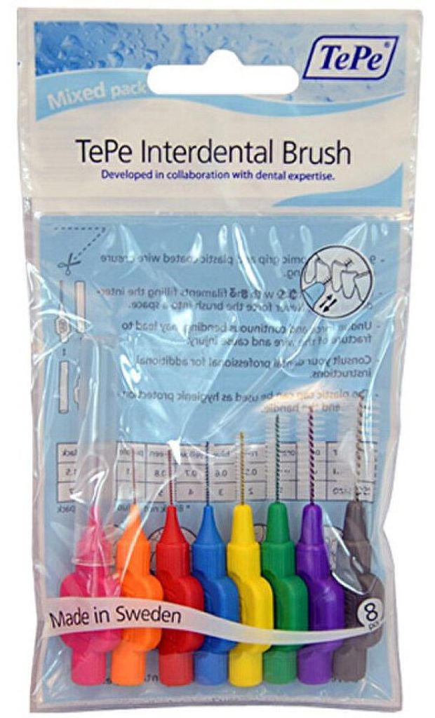 TePe Original Spazzolini Interdentali Mix 8 pz Immagine del prodotto 