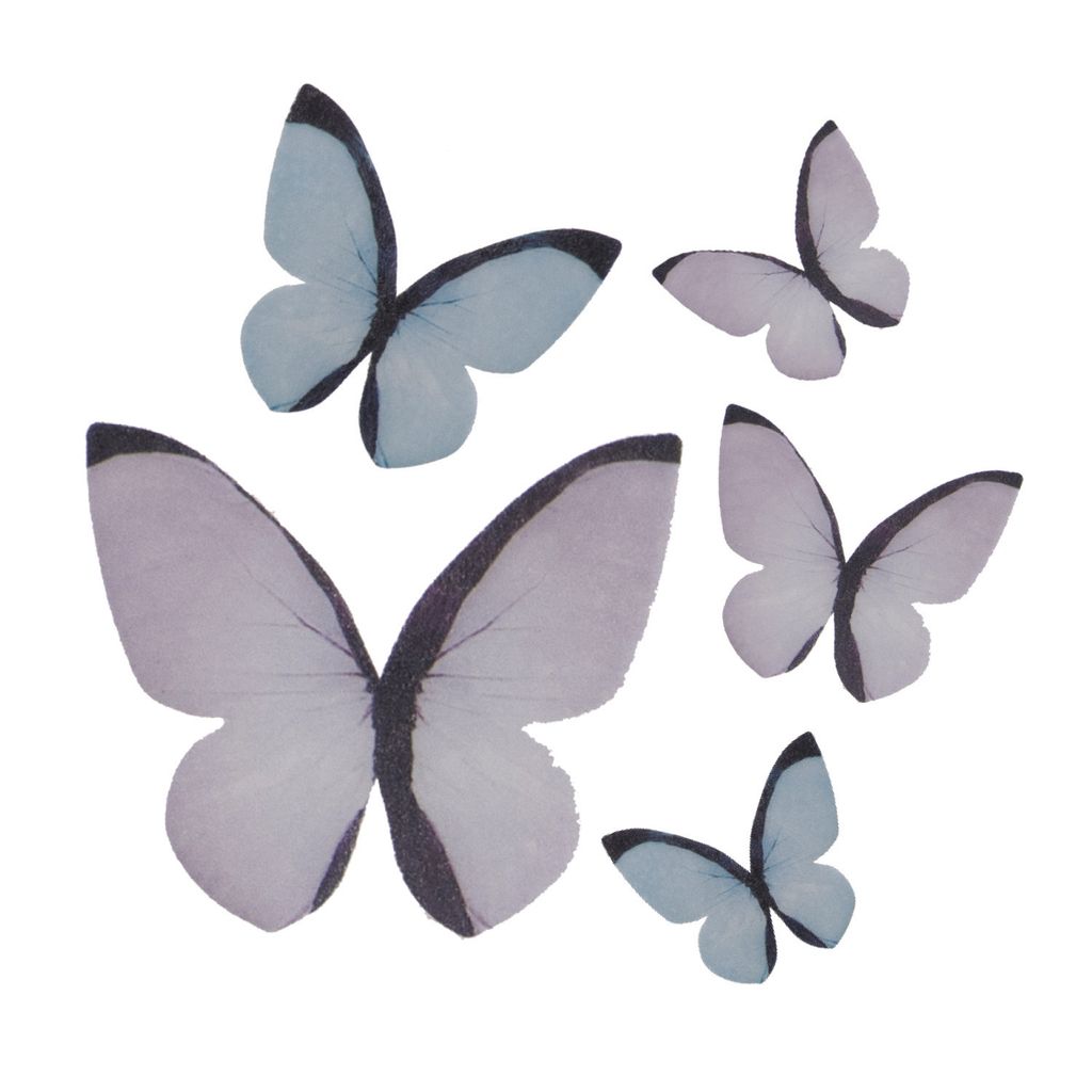 Papierschmetterlinge 3-6cm 79Stück - Produktbild 