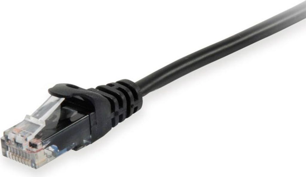 Equip Patchkabel Cat6A U/UTP 2xRJ45 0.15m schwarz LSZH Polybeutel