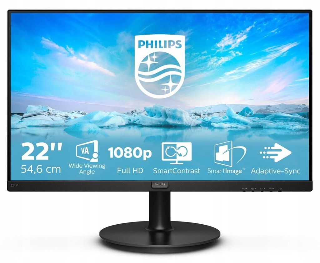 Philips V Line 221V8A/00 LED display 54 6 cm (21.5 Zoll) Produktbild 
