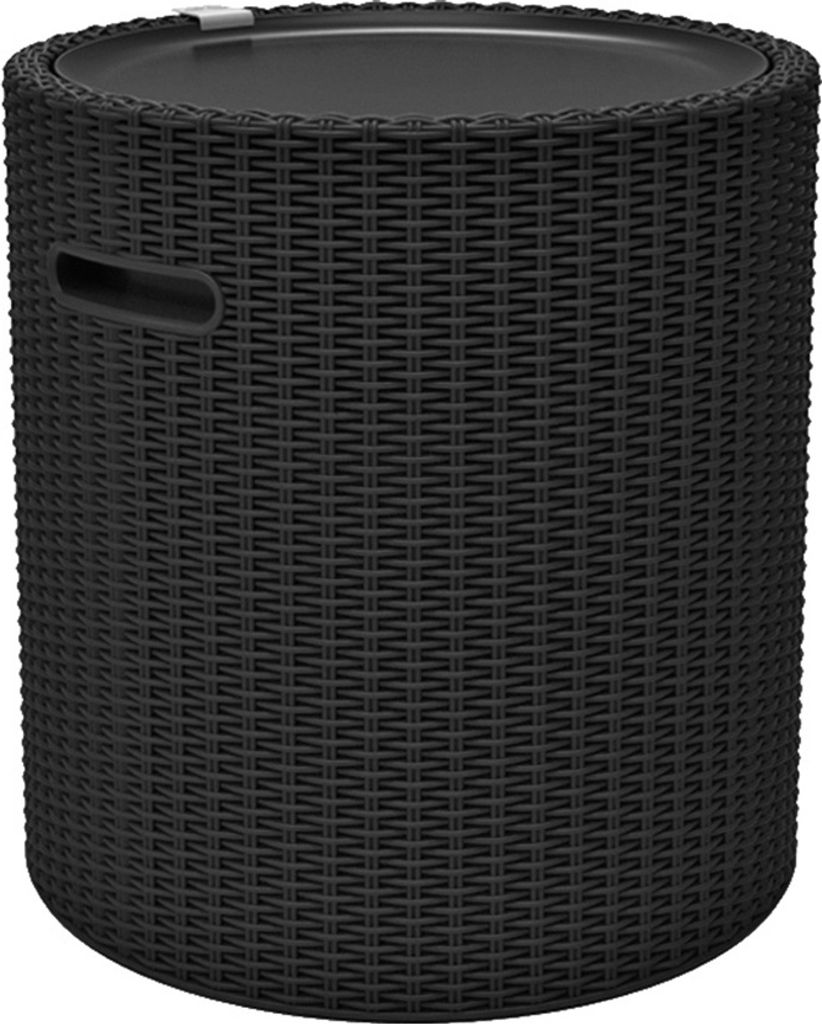 Zahradní stolek úložný COOL STOOL Ø 44 cm antracitový Obrázek produktu 