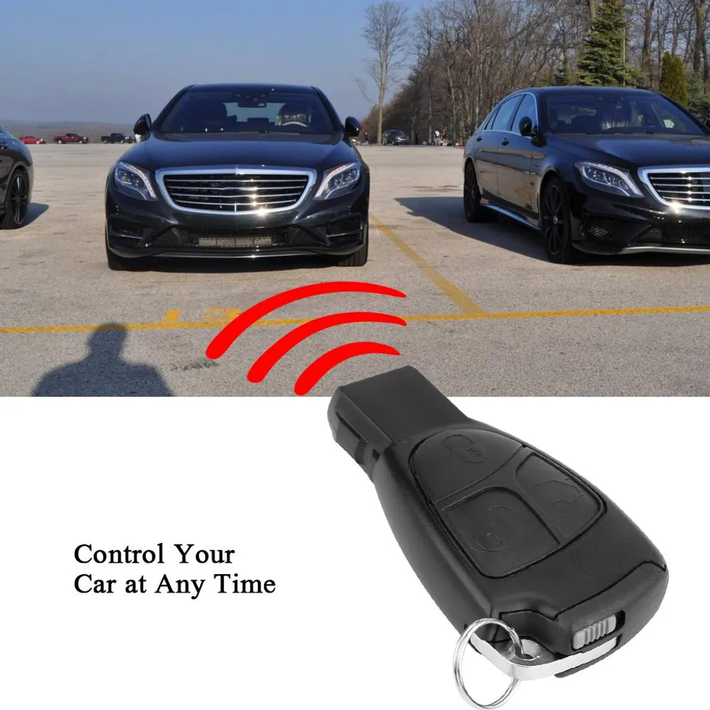 FOB 433.92MHz pour Mercedes Benz avec 3 Boutons de Commande à Distance - 5