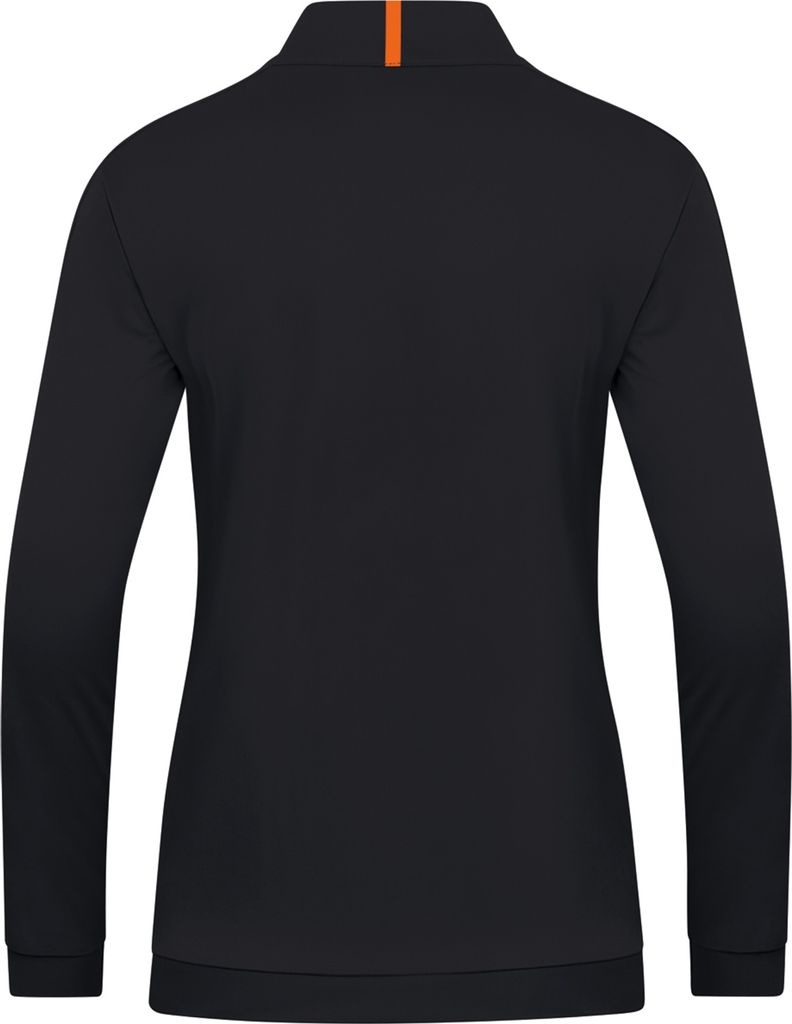 Jako Challenge Polyesterjacke Damen - Schwarz / Neonorange | Größe: 42