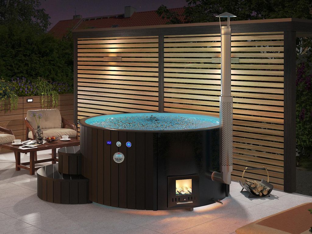 Fjordholz Hot Tub DeLux 200 Black Series Produktbild 