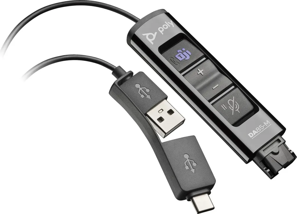 Adaptateur USB vers QD HP DA85-M pour convertir un casque audio