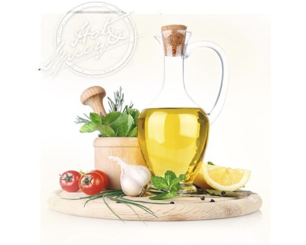 Glasbild Hot and Spicy I 20x20 cm