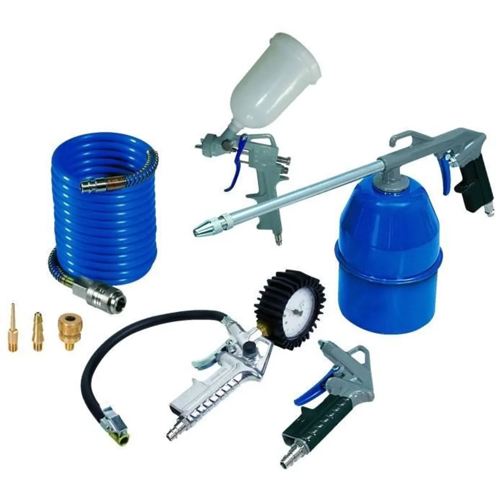 Kit MICHELIN 8 accessoires pour compresseur avec tuyau et soufflette