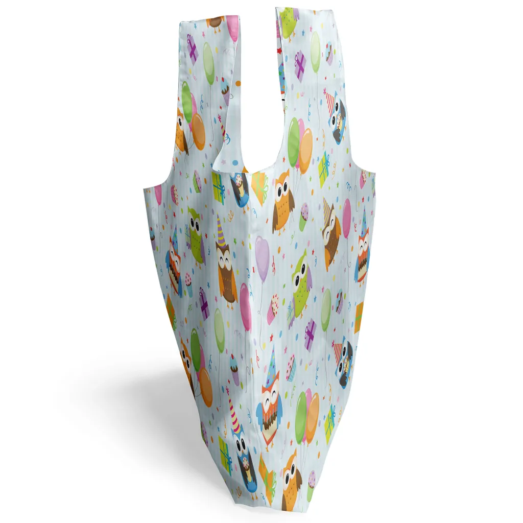 Borsa Spesa in Tessuto ABAKUHAUS Eulen Cakes - Multicolore Resistente - 2