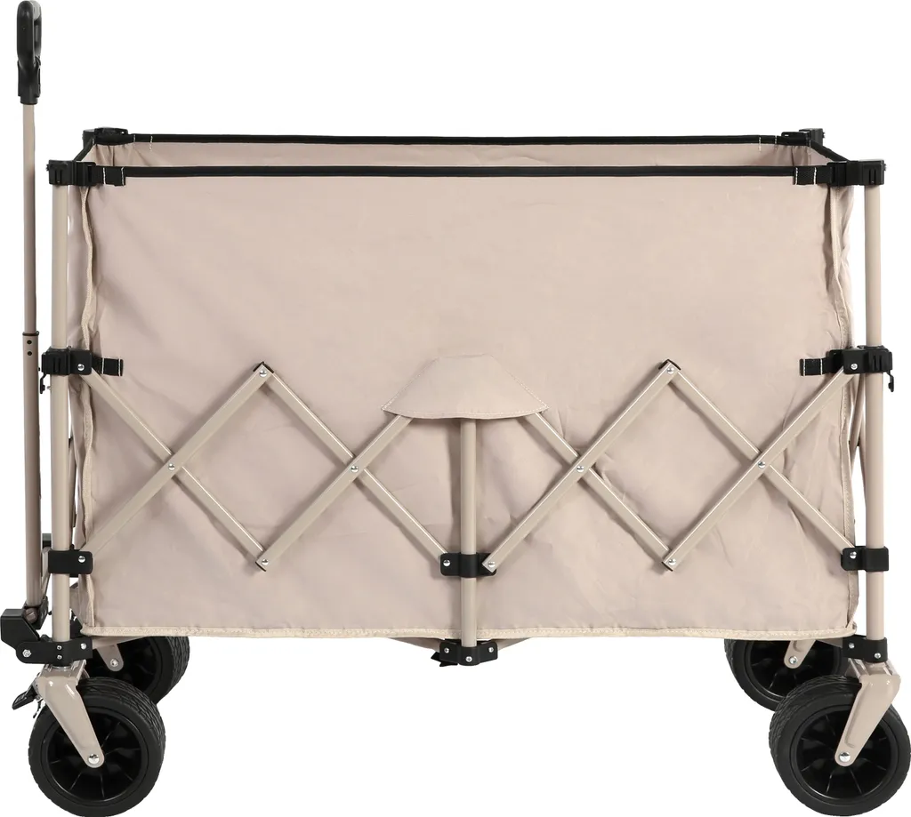 Carrello da Giardino AIORBER 300L 100kg Ruote Larghe - Bianco Resistente