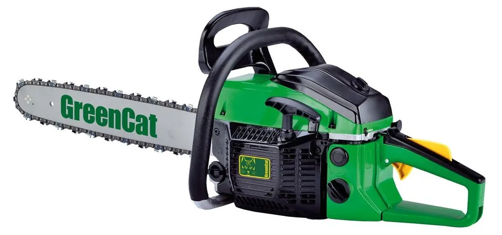 Tronçonneuse thermique 45cm moteur 2 temps Green Cat pour jardinier