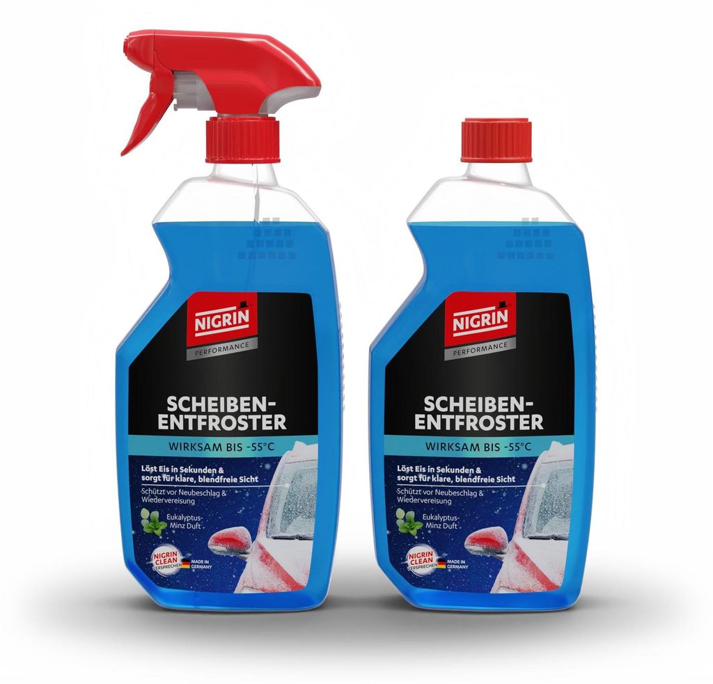 NIGRIN Sprühflasche 1x500ml + 1x500ml Nachfüllflasche, Produktbild 
