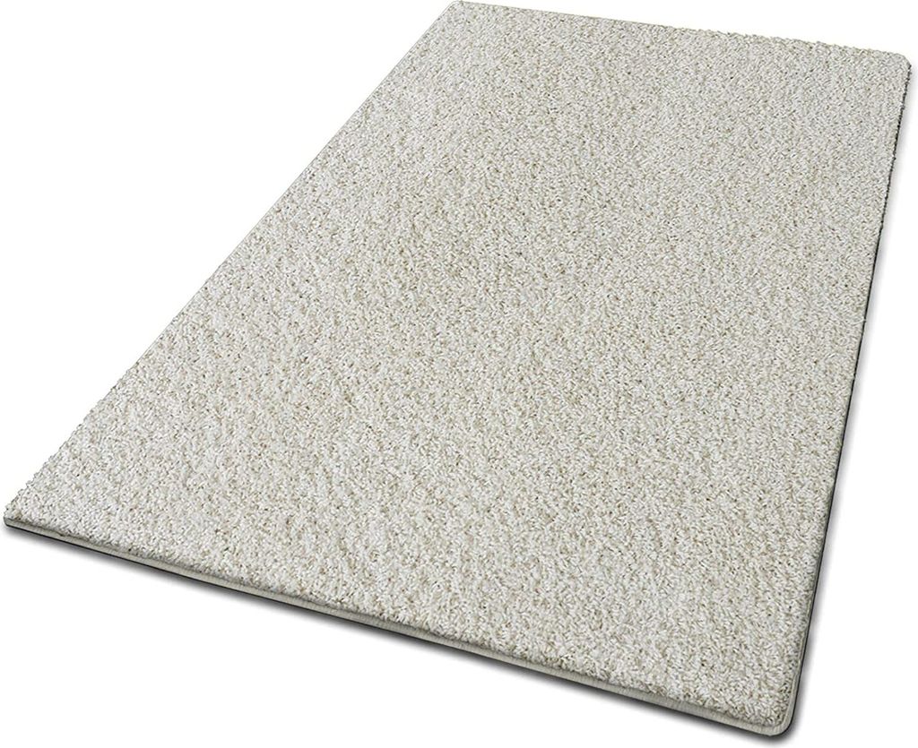 Shaggy-Teppich auf Maß Barcelona Creme 171 Breite: 80 cm, Produktbild 