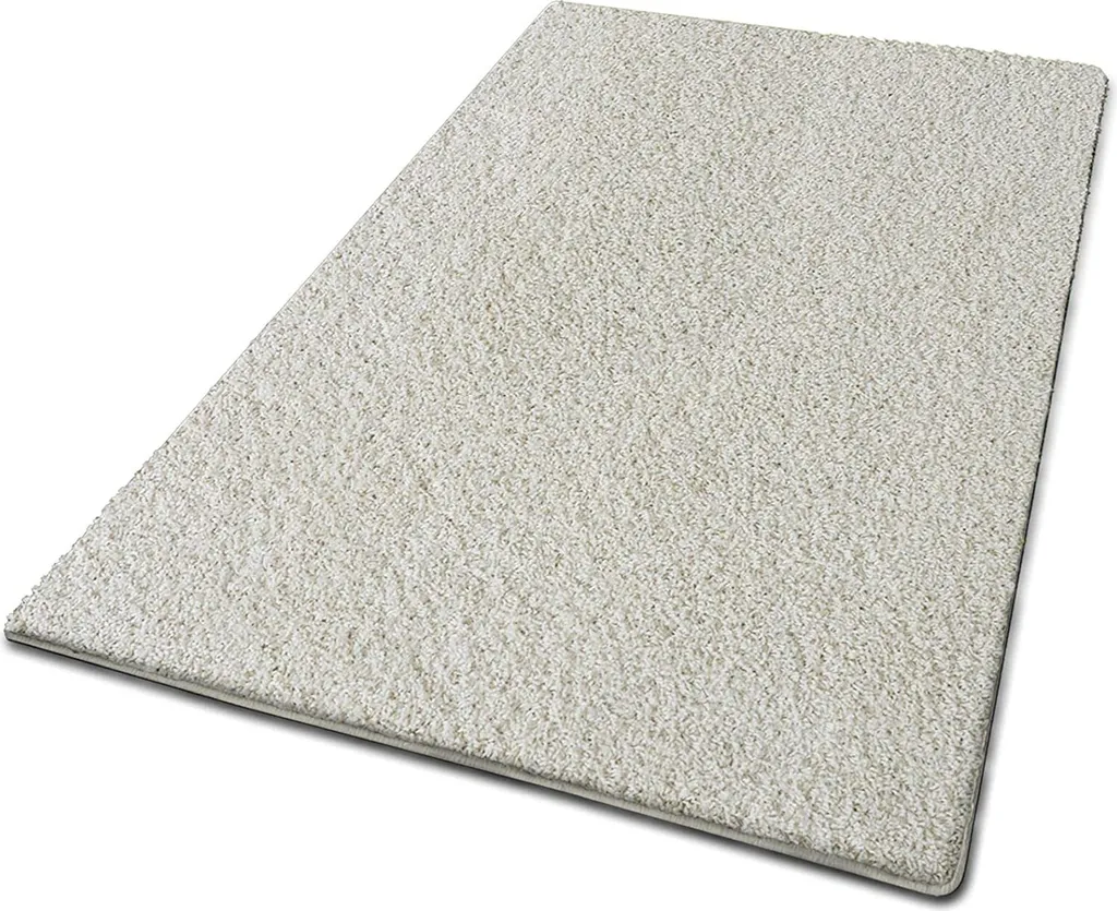 Tapis Shaggy Crème Barcelona 171 - Poils Longs Moelleux 100x200 cm Chic