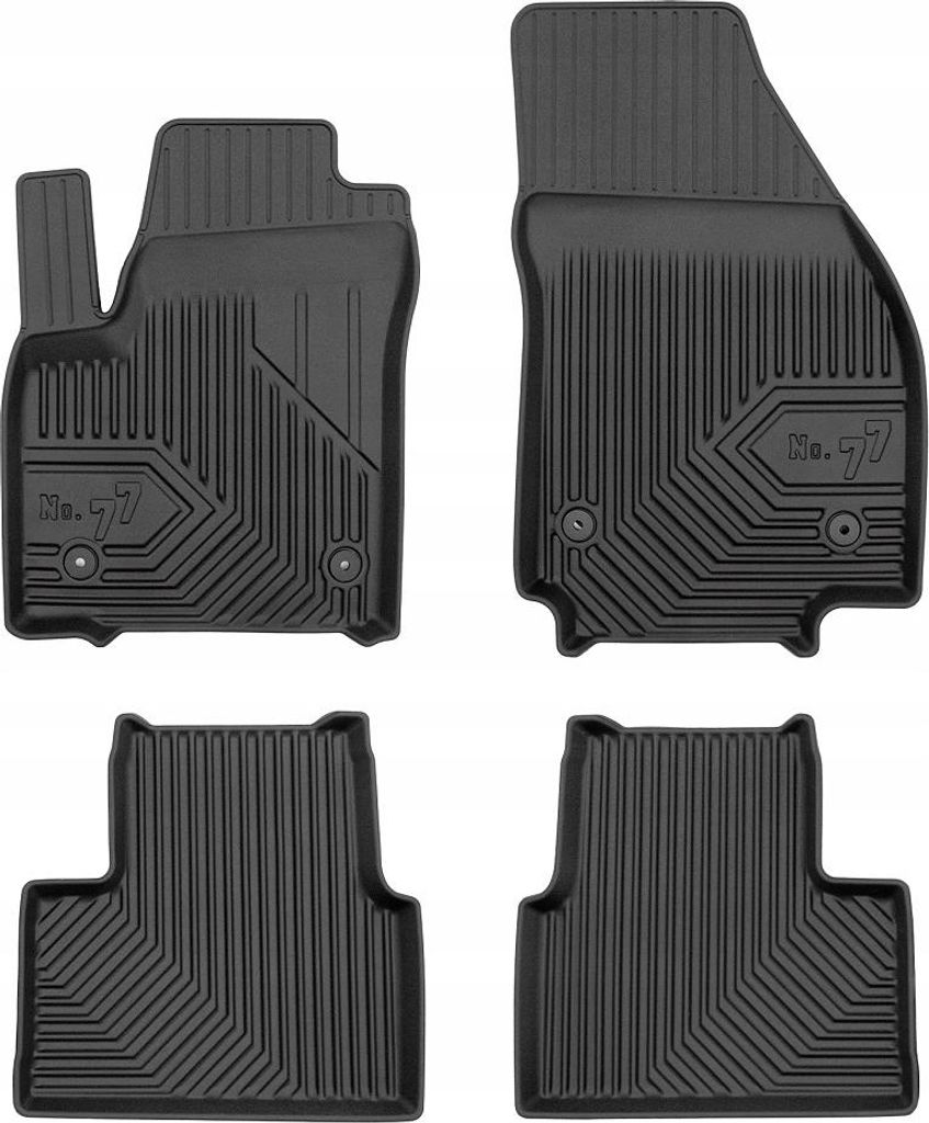 Opel Meriva B Gummimatten Set 2010-2017 von FROGUM
