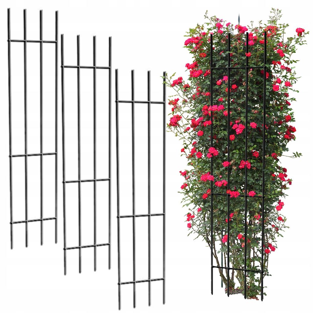 3x Rankgitter 150 cm - Rankhilfe Garten - Staudenhalter - Produktbild 
