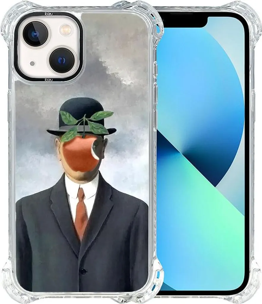 Coque MagSafe iPhone 13 Ultra Résistante IBIZU avec Motif Art Magritte