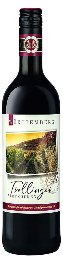 Württemberger Trollinger polosuchý třešňový jahodový cassis Obrázek produktu 
