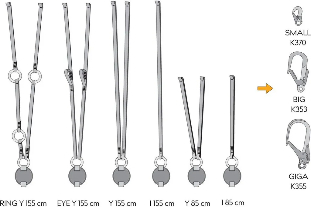 Longe Singing Rock Reactor 140 I 85 cm : stop chute haute sécurité