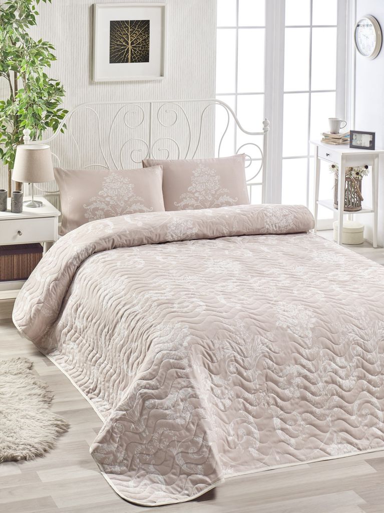 L'Essentiel Linge de Maison, Kraliçe- ELR6943, Nerz, Bettdecken, 90 gr/m², 65% Baumwolle / 35% Polyester (Abdeckung) /