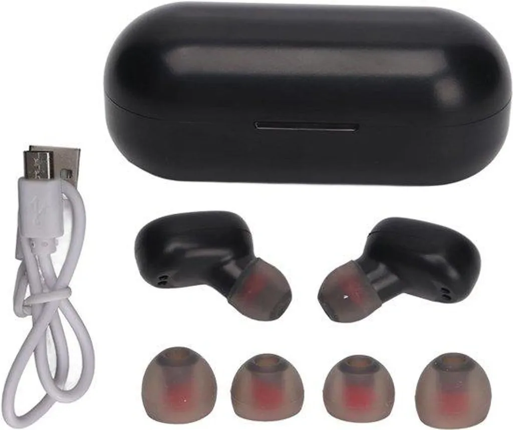 Écouteurs traducteurs Bluetooth 5.0 noir avec réduction de bruit active