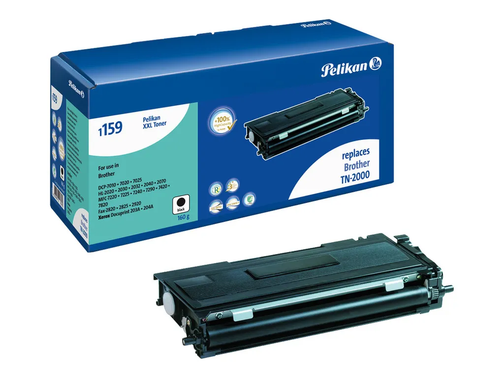 Toner Pelikan 1159 Nero - Mai più senza inchiostro per Brother