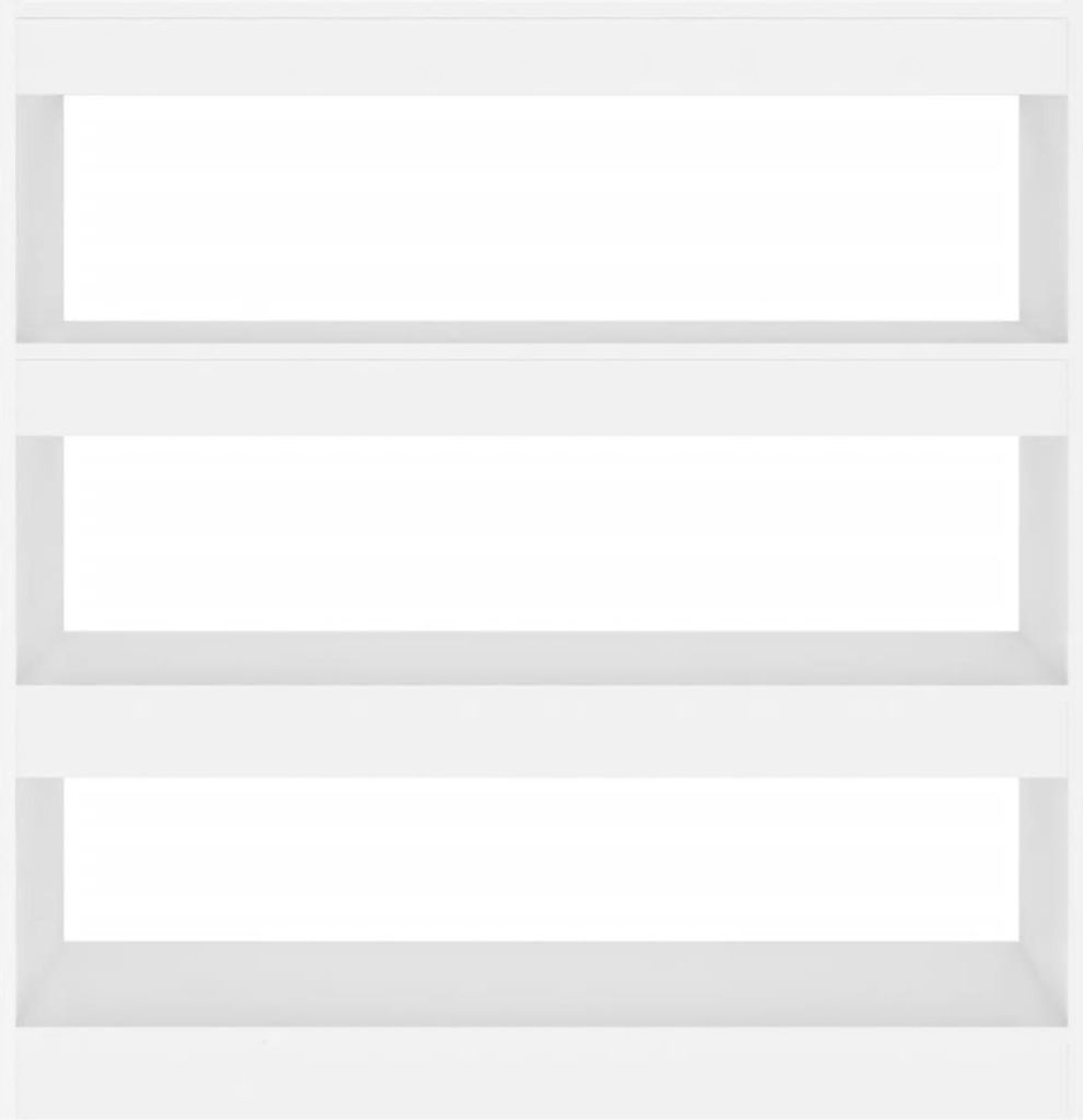 "Winter Sale" Bücherregale - Weiß Bücherregal/Raumteiler Weiß 100x30x103cm DE4772797