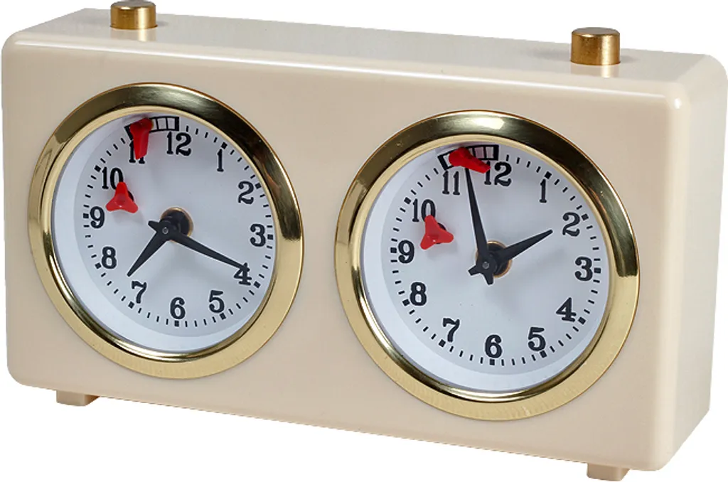 Horloge classique crème lisible - Solution pour voir l'heure sans écran