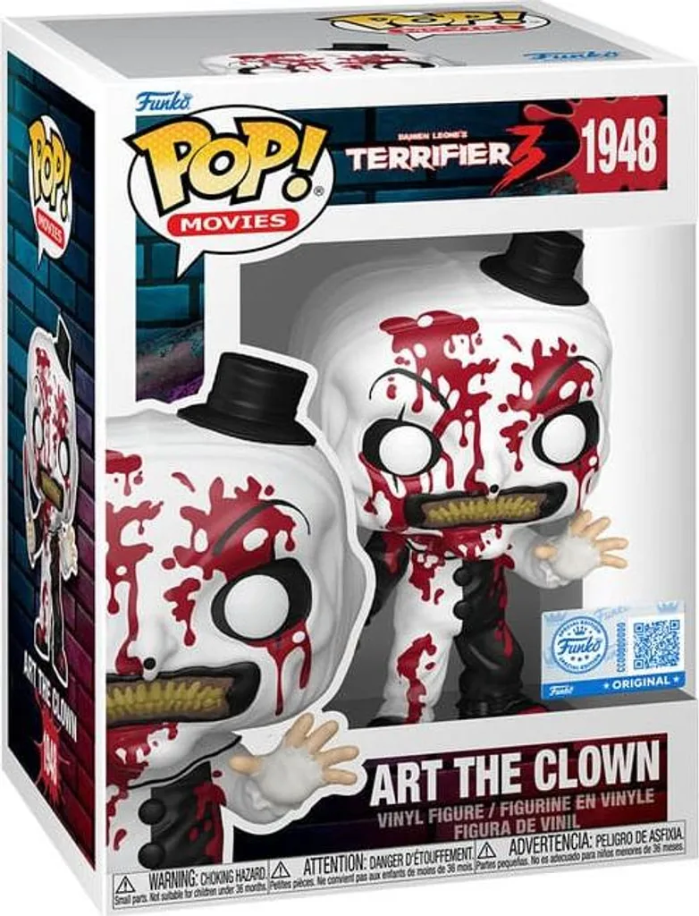 Art the Clown Terrifier POP! Figurine Blood Disguise Exclusivité heo